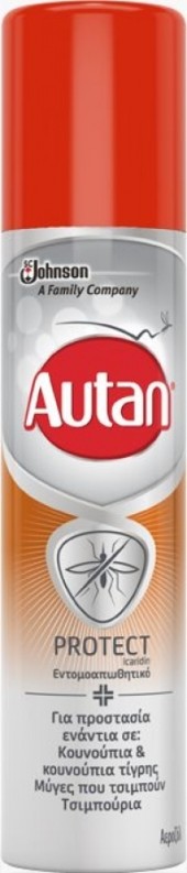 Autan Protect Εντομοαπωθητικό Spray Για Κουνούπια 100 ml