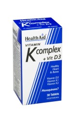 Health Aid Vitamin K Complex + Vit. D3 30 tabs