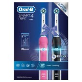 Oral-B Smart 4 4900 Ηλεκτρική Οδοντόβουρτσα Από Την Braun, 2 Τεμάχια