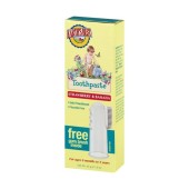 Earths Best Toothpaste Strawberry & Banana Βρεφική Οδοντόκρεμα 45 gr + Δώρο Gum Brush Βουρτσάκι Δοντιών 1 τεμ