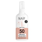 Naif Mineral Sunscreen Spray for Baby & Kids SPF50 με Άρωμα 100ml