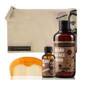 Cosmogent Promo Σετ Περιποίησης για Γένια Μr. Authentic - Beard Oil 30 ml, Beard & Face Wash Beard 200 ml & Hair Comb 1 τεμ