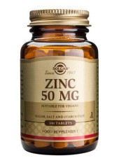 Solgar Zinc Gluconate 50 mg 100 Tabs