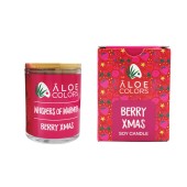 Aloe Colors Berry Xmas Scented Soy Candle 150gr