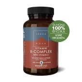 Terranova B-Complex with Vitamin C 100 veg. caps