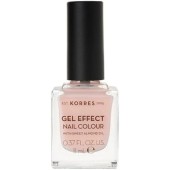 Korres Gel Effect Nail Colour 04 Peony Pink Βερνίκι Νυχιών 11ml