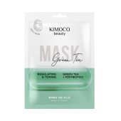 KIMOCO Beauty Mask Green Tea Ρυθμιστική και Τονωτική Μάσκα Προσώπου με Εκχύλισμα Πράσινου Τσαγιού & Postbiotics 23ml