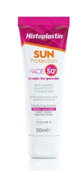 Histoplastin Sun Protection Face Cream To Powder Spf50+, 50ml