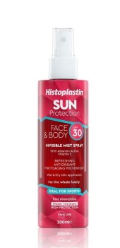 Histoplastin Sun Protection Invisible Mist Spray Face & Body Spf30 200ml