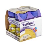 Nutricia Fortimel Compact Protein Θρεπτικό Συμπλήρωμα Διατροφής Υψηλής Ενέργειας με Γεύση Μπανάνα 4x125ml