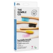 The Humble Co. Οδοντόβουρτσες Ενηλίκων Medium 5 Τεμάχια σε 5 Χρώματα