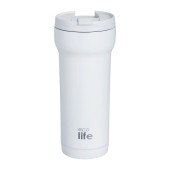 Ecolife Coffee Thermos Ποτήρι Καφέ Θερμός White 420ml