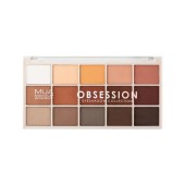 MUA Eye Palette Παλέτα Σκιών Obsession σε Matte Nude Τόνους 15 Shade 12gr