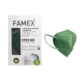 Famex Μάσκα Υψηλής Προστασίας FFP2 NR - Πράσινη 10τμχ