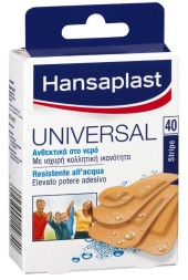 Hansaplast Universal Water Resistant Επίθεμα Ανθεκτικό στο Νερό 40 strips/ 4 μεγεθών