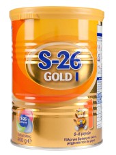 S26 Gold No 1 Βρεφικό Γάλα Από Τη Γέννηση Mέχρι Τον 6ο Μήνα 400 gr