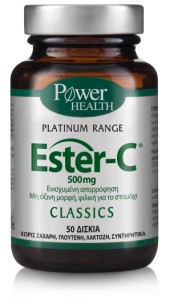 Power Health Platinum Range Ester C 500Mg 50 tabs