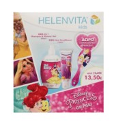 Helenvita Gift Set Kids Disney Princess : 2 In 1 Shampoo & Shower Gel 500 ml (Princess) & Hair Conditioner 150