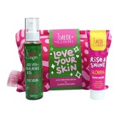 Aloe+ Colors Promo Gift Set Bag Love Your Skin Hyaluronic Acid Regenerating Face Serum 100ml + Rise & Shine Glowing Face Mask 60ml