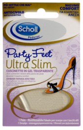 Scholl Party Feet Ultra Slim Πατάκια Από Τζελ 1 Zευγάρι