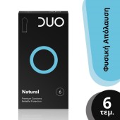 DUO Νatural Προφυλακτικά Κανονικά 6 τμχ