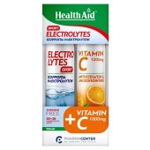 Health Aid Promo Electrolytes Sport Strawberry 20 effer.tabs & Vitamin C 1000mg Orange 20 effer.tabs