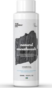The Humble Co. Natural Mouthwash Charcoal Φυσικό Στοματικό Διάλυμα Με Ενεργό Άνθρακα 500 ml