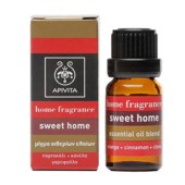 Apivita Home Fragrance Sweet Home - Μίγμα Αιθερίων Ελαίων Από Πορτοκάλι, Κανέλλα, Γαρύφαλλο 10 ml