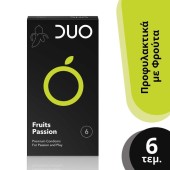 DUO Fruits Passion Προφυλακτικά με Γεύσεις 6 τμχ
