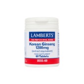 Lamberts Korean Ginseng 1200Mg 60 Ταμπλέτες