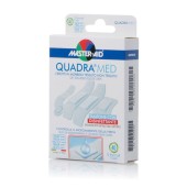 Master Aid Quadra Med Αυτοκόλλητα Strips Λευκά 5 assorted sizes 78x20 / 78x26 / ?25 / 38x38 / 45x12,7 mm 40 τε
