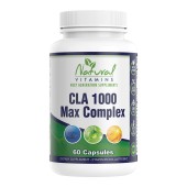 Natural Vitamins CLA 1000 Max Complex για τον Μεταβολισμό με Ωμέγα 3 Λιπαρά Οξέα 60 Κάψουλες