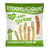Kiddylicious Veggie Straws Καλαμάκια Λαχανικών από τον 9o μήνα 12 gr