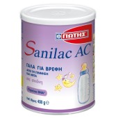 Γιώτης Sanilac AC Βρεφικό Γάλα Για Κολικούς Κατάλληλο Από Τη Γέννηση 400 gr