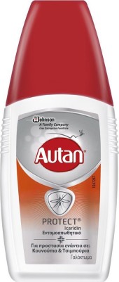 Autan Protect Emulsion Εντομοαπωθητικό Γαλάκτωμα Για Κουνούπια & Τσιμπούρια 100 ml