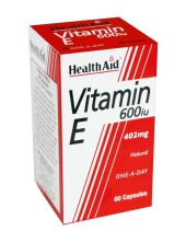 Health Aid Vitamin E 600iu 60 caps