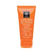 Apivita SunCare Αντηλιακή Αντιρυτιδική Κρέμα Προσώπου Ελαφριάς Υφής Spf30 Με Ελιά & 3D Pro-Algae 50 ml