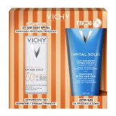 Vichy Promo Capital Soleil UV- Age Daily Spf50+, 40ml & Δώρο After Sun 100ml