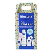 Mustela Promo Baby Trial Kit Vitamin Barrier Cream 123, 50ml & Gentle Cleansing Gel 200ml & Hydra Bebe Body Lotion 50ml & Liniment Diaper Change Cleanser 50ml