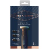 Gillette King C Style Master Cordless Stubble Trimmer Αδιάβροχη Ανδρική Μηχανή Ξυρίσματος Χωρίς Καλώδιο & με 4D Εξάρτημα Κουρέματος