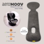 Aeromoov Air Layer Group 1 (9-18kg) Αντιιδρωτικό Κάλυμμα για Παιδικό Κάθισμα Αυτοκινήτου Antracite 1τεμ - AL-0-ANT