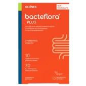 Olonea Bacteflora Plus Synbiotic Συμπλήρωση και Εξισορόπηση Εντερικου Μικροβιώματος 10MicroCaps