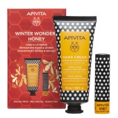 Apivita Promo Winter Wonter Honey Intensive Moisturizing Hand Cream Κρέμα Χεριών Εντατικής Ενυδάτωσης 50ml & Lip Care Honey Lip Balm Ενυδατικό Προστατευτικό Lip Balm Χειλιών με Μέλι 4.4gr