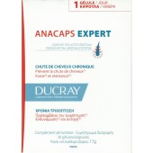 Ducray Anacaps Expert Chronic Hair Loss Συμπλήρωμα Διατροφής κατά της Χρόνιας Τριχόπτωσης 30caps