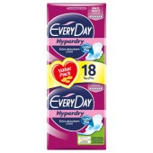 Every Day Hyperdry Maxi Night Value Pack Πολύ Λεπτές Σερβιέτες Έξτρα Απορροφητικές, Ιδανικές για τη Νύχτα 18 τεμ