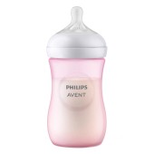 Philips Avent Natural Response Bottle 1m+ Ροζ 260ml - Κωδ SCY903/11