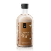 Lavish Care Macadamia Cream Puff Bath & Shower Αφρόλουτρο Gel με Νότες Καραμελωμένης Βανίλιας & Macadamia 500ml