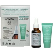 Apivita Promo Just Bee Clear Ορός 30ml & Δώρο Κρέμα Κατά των Ατελειών 15ml