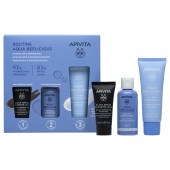 Apivita Promo Aqua Beelicious Oil-Free Hydrating Gel-Cream, 40ml & Δώρο Perfecting & Hydrating Toner 50ml & Δώρο Black Cleansing Gel Face & Eyes 15ml