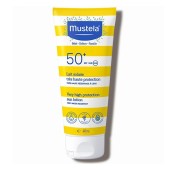 Mustela Very High Protection Sun Lotion SPF50+ Αντιηλιακό Προσώπου & Σώματος με Βιολογικό Αβοκάντο για Όλη την Οικογένεια 40ml